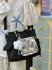 Otoño 2026 Nuevo Estilo Japonés Bolsa Ita Gran Capacidad Bolso de Hombro Cruzado Estudiante de Anime Viajero Versátil Bolso de Lona