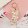Chaveiro Pingente Criativo de Conta Simulada de Uva para Carro, Acessórios de Contas Redondas Coloridas Galvanizadas, Decoração de Bolsa Estilo Fresco