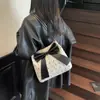 Moda de Verano Transfronteriza 2025 Estilo Nuevo Hermoso Lazo Gran Capacidad Bolso de Mano para Mujer Bolso Tote Bolso de Hombro para Axila