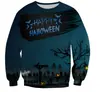 Suéter Divertido de Halloween con Elementos de Dibujos Animados para Hombres y Mujeres Transfronterizo, Suéter Festivo, Tops con Estampado 3D de Terror para Niños
