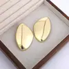 Joias de moda transfronteiriças da Europa e dos Estados Unidos personalidade brincos grandes brilhantes exagerados moda metal indústria pesada brincos geométricos brincos