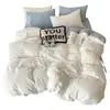 2026 Nuevo Juego de Ropa de Cama de Lana de Leche de Cuatro Piezas Invierno Espesado Coral Franela Ropa de Cama Funda de Edredón Sábana Juego de Tres Piezas
