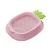 Vaso de Plantio de Grama para Gatos em Formato de Abacaxi com Grade de Drenagem, Vaso para Cultivo de Grama para Gatos Sem Solo, Vaso para Cultivo de Erva-de-Gato