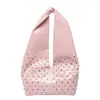 Bolso Tote de Marca Nicho con Adorno de Diamantes para Mujer, Nuevo Modelo Verano 2025, Textura de Alta Calidad, Bolso de Hombro Tipo Dumpling Súper Moderno y Versátil