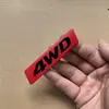 Vehículo todoterreno para coche Tracción en las cuatro ruedas Logo 4WD Pegatina para carrocería 4WD Pegatina para coche modificado 4WD Pegatina decorativa personalizada Logo metálico para la cola del coche