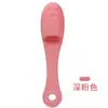 Cepillo de punta de nariz de silicona limpia poros cepillo facial pelo suave cepillo facial suave dedal de silicona cepillo de silicona cepillo para lavar la cara