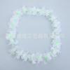 Fábrica en stock Hawái pulsera de corona colorida usando corona para el cuello corona de tela de color claro color mezclado multicolor
