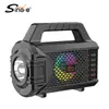 Altavoz Bluetooth de Carga Fotovoltaica Portátil Zqs-T06 Compatible con Reproducción de Tarjeta Tf/Memoria Usb con Linterna