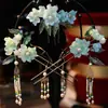 Accesorios para el Cabello Hanfu para Mujer, Pasadores, Adornos para el Cabello de Estilo Antiguo, Juego Completo de Pasadores con Borlas, Conjunto de Mujer Estilo Hada por Metabo