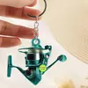 Llavero plano acrílico transfronterizo con innovador diseño de polea, adecuado para decoración de teléfono, accesorio para llaves de coche y colgante para mochila
