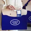Bolsa de Regalo de Fieltro para Negocios Bolsa de Regalo de Entrada para Empleados de la Empresa LOGOTIPO Imprimible Bolso de Mano de Fieltro de Alto Valor de Color