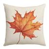 Almohada de Acción de Gracias 2026 Nuevo Otoño Calabaza Hoja de Arce Corona Naranja Decoración de Granja Funda de Cojín para Sofá Al por Mayor