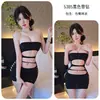 Intimates Sexy Noite Longa, Top Tubo Sexy Quente com Diamantes, Vestido de Renda, Saia que Cobre o Quadril, Tentação Transparente, Não Precisa Tirar o Vestido de Renda para Mulheres 5385