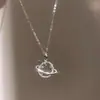 Collar Estrella Guardiana Femenino Ins Diseño de Nicho Estrella Cadena de Clavícula de Lujo Ligero Regalo de San Valentín para Niña