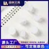 Clip de PP acrílico, clip giratorio, clip personalizable para bricolaje, clip de plástico multifuncional para uso en oficina, clip personalizable para archivos