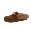 Zapatos para Mujer Peludos y Elegantes Estilo Birkenstock, Moda Otoño 2026 Nuevos, Versátiles Mocasines Cerrados, Pantuflas Modernas y Cómodas