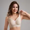 ¡Wow, sujetador personalizado con estampado de leopardo transfronterizo, ropa interior de gelatina de talla grande para mujer, sujetador fino, sin costuras, sin aros, Amazon