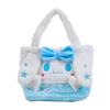 Lindo bolso de peluche con forma de perro Yugui, portátil, con botón abierto, con melodía de pudín, sencillo mini bolso de compras, moda informal