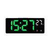 Reloj Digital Multifuncional Creativo, Reloj Simple de Pantalla Grande, Múltiples Despertadores, Reloj de Mesita de Noche para Estudiantes, Venta Directa de Fábrica 6631