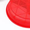 Recogedor Redondo de Plástico para el Hogar para Escurrir Agua y Secar, Colador de Almacenamiento Multipropósito, Apilable para Ahorrar Espacio, Resistente a Caídas y Duradero