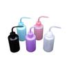 Garrafa Plástica com Bico Curvo 500ml Regador Colorido para Suculentas Frasco para Tatuagem Frasco para Limpeza de Cílios