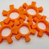 Bloque Elástico de Goma para Acoplamiento Hexagonal Tipo T Almohadilla Amortiguadora Acoplamiento Hexagonal de Bomba de Agua Forma de Flor de Ciruelo