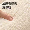Cojín para Asiento de Inodoro Otoño Invierno Cálido Uso en Casa con Asa Cobertura Completa Resistente a Manchas Felpa Espesa Cubierta para Asiento de Inodoro con Respaldo Anillo para Inodoro