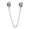 Accesorios Transfronterizos Aleación Panjia Accesorios para Pulsera de Cuentas diy Oreja de Trigo Minnie Cadena de Seguridad Hebilla Fija Opción de Regalo