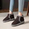 Zapatos de nido de invierno 2022 botas de tacón plano zapatos de algodón para el hogar botas de nieve botas de pelo comercio exterior cruzado comercio exterior