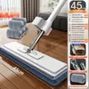 Mop Plano Mãos Livres Atacado Novo Modelo para Uso Doméstico, Ferramenta de Limpeza de Piso Mop Preguiçoso Limpeza com Uma Passada
