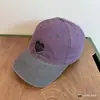 Gorra de Béisbol Bordada con Amor y Combinación de Colores Estilo Coreano Gorra Casual Versátil para Parejas Primavera y Verano Estilo Universitario Ins para Chicas