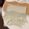 Panty de Encaje Antibacteriano Nuevo para Mujer de 10A, Cintura Media-Alta, Seda de Hielo, Secado Rápido, Transpirable, Tallas Grandes con Refuerzo de Seda de Morera