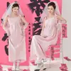 Tema Estúdio Fotográfico Novo Retrô Novo Estilo Chinês Vestido Amassado com uma Vibe Descolada para Sessão de Fotos da Barriga de Grávidas