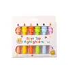 Resaltador Creativo Oso Fragancia Frutal Resaltador Marcador Estudiante Aula Bolígrafo para Cuaderno Marcador Oficina