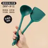 Atacado de Presente Espátula de Silicone de Grau Alimentício Conjunto de Colheres de Cozinha para Uso Doméstico Cabo Longo Resistente a Altas Temperaturas Colher de Sopa Dropshipping