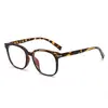 Nuevas gafas cuadradas de estilo artístico juvenil para hombre, montura de gafas minimalista para commuting, gafas de personalidad retro coreanas sin graduación