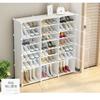 Zapatero Simple Portátil Negro Extraíble Gran Capacidad Volumen Pequeño Moderno Simple Almacenamiento Necesario para Dormitorio de Estudiante