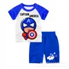 Traje de Algodón para Niños Verano 2023 Niño Dibujos Animados Marvel Absorción de Humedad y Transpirable Ropa de Casa pijamas niños