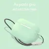 Adecuado para Airpodspro Funda Protectora de Silicona para Auriculares, Funda de Silicona con Hebilla para Colgar, Funda Integrada para Auriculares