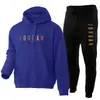 Sudadera con capucha informal para hombre y mujer 2025, conjunto, chaqueta con capucha de marca estampada de moda, forrada de forro polar, Otoño e Invierno