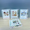 Comercio Exterior Linda Mascota Animal Cachorro Separador Bobina de Papel Dorado Cuaderno Guitarra Shiba Inu Notas Adhesivas Libro Diario de Estudiante Libro de Regalo
