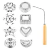 Molde para Freír Transfronterizo Aleación de Aluminio Cuchara Antiadherente para Pasteles de Aceite, Rábano Rallado, Cuchara para Pastel de Camarones, Molde para Hornear, Gadgets de Cocina
