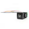 Adequado para Toyota Corolla Camry rav4 Prado DRL farol de neblina radar botão de interruptor LED de energia modificado