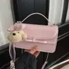 Bolso de Oficina Súper Popular para Mujer, Nueva Moda Primavera 2026, Bolso de Hombro Exquisito y Versátil, Bolso Pequeño Cuadrado Cruzado