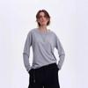 Camisetas Retro Americanas de Falso Dos Piezas de Manga Larga para Hombres y Mujeres, Camisas de Doble Capa para Superponer, Tops Casuales y Relajados