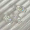 Acrílico Transparente UV Grande Formato de Doce Furo Reto Contas Soltas DIY Miçangas Corrente de Celular Chaveiro de Carro Material Acessórios