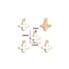 Accesorios de Joyería de Aleación para Hacer Manualidades con Forma de Gota de Aceite Bolsita de Maquillaje para Niñas Accesorios de Tacones Altos Pulsera Pendientes Colgante W507