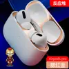Cubierta Interior de Auriculares Bluetooth Apple Tercera Generación Pegatina a Prueba de Polvo Parche Metálico Creativo a Prueba de Polvo para AirPods Película Protectora Adecuado