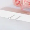 Brincos Pequenos de Prata para Casa Novo Formato de Coração 3mm Prata Esterlina S925 Mini Minimalista Simples Grão Joia de Orelha Multicolor