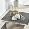 Tapete de Silicone Isolante Térmico para Bancadas de Cozinha, Tapete para Louça, Tapete Drenante para Pia de Bar, Tapete Drenante Inclinado, Transfronteiriço